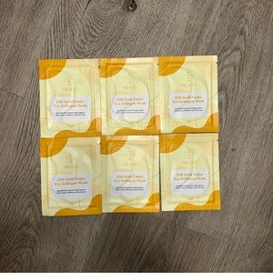 [6 Packs] THEALTO 24K Gold Under Eye Collagen Mask Pack